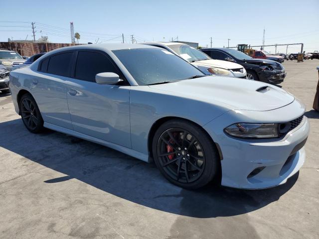 2C3CDXGJXMH522889 - 2021 DODGE CHARGER SCAT PACK GRAY photo 4