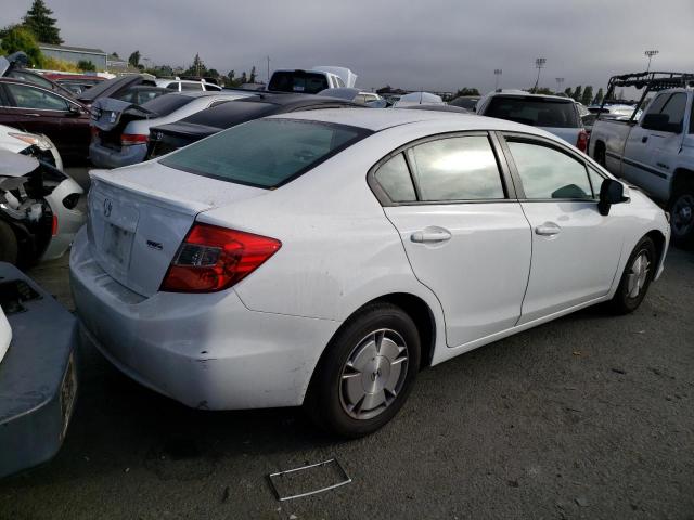 2HGFB2F66CH566371 - 2012 HONDA CIVIC HF WHITE photo 3