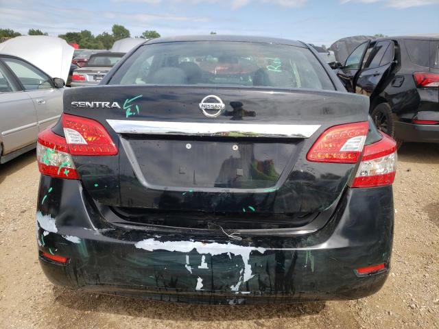 3N1AB7AP8FY288404 - 2015 NISSAN SENTRA S BLACK photo 6