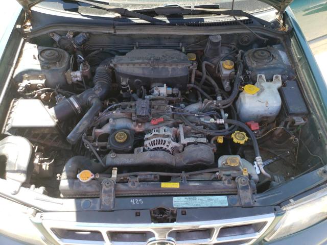 JF1SF6554XG748353 - 1999 SUBARU FORESTER S GREEN photo 11