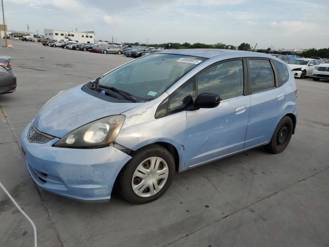 JHMGE88269S007961 - 2009 HONDA FIT BLUE photo 1