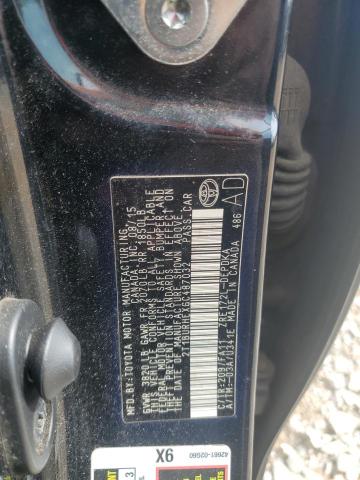 2T1BURHEXGC487032 - 2016 TOYOTA COROLLA L BLACK photo 12