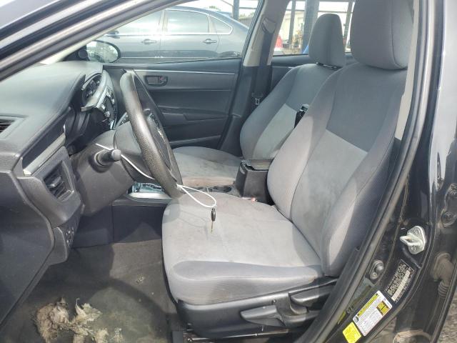 2T1BURHEXGC487032 - 2016 TOYOTA COROLLA L BLACK photo 7