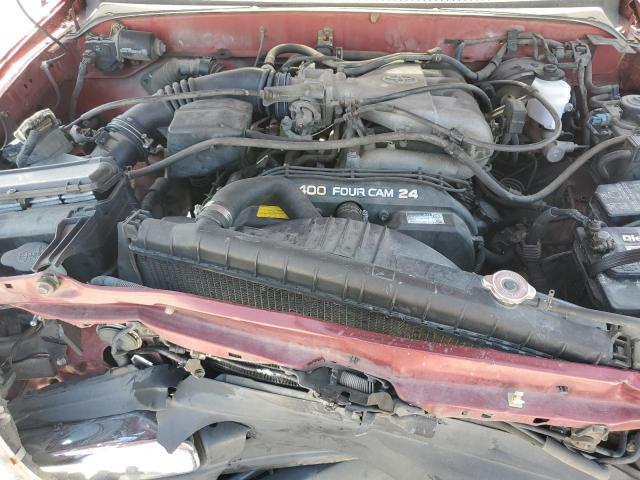 4TASN92N3XZ542377 - 1999 TOYOTA TACOMA XTRACAB PRERUNNER RED photo 11