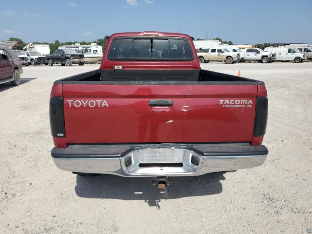 4TASN92N3XZ542377 - 1999 TOYOTA TACOMA XTRACAB PRERUNNER წითელი ფოტო 6