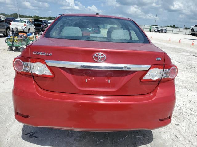 2T1BU4EE8BC721233 - 2011 TOYOTA COROLLA BASE Қызыл фото 6