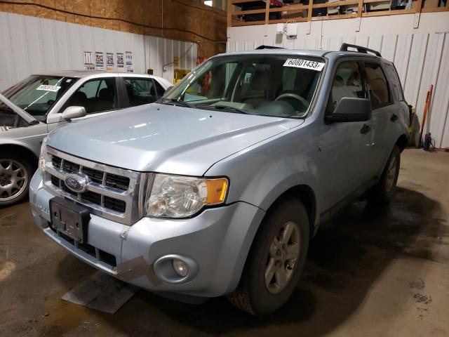 1FMCU59H08KA80337 - 2008 FORD ESCAPE HEV BLUE photo 1