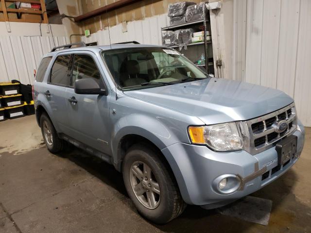 1FMCU59H08KA80337 - 2008 FORD ESCAPE HEV BLUE photo 4