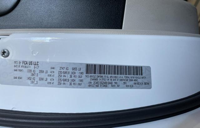 2C4RC1BG2HR816448 - 2017 CHRYSLER PACIFICA TOURING L 白色 照片 10