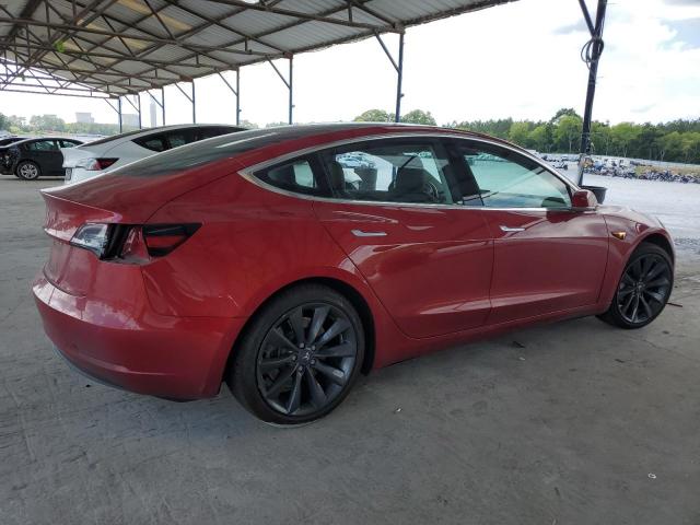 5YJ3E1EB8JF093531 - 2018 TESLA MODEL 3 RED photo 3