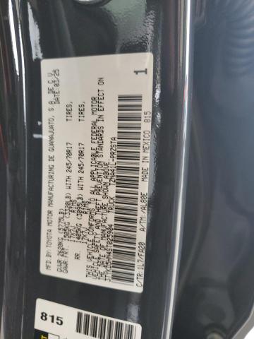 3TYKD5HN4ST025904 - 2025 TOYOTA TACOMA DOUBLE CAB Графитовый фото 12