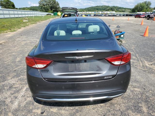 1C3CCCAB2FN754958 - 2015 CHRYSLER 200 LIMITED GRAY photo 6