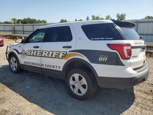 1FM5K8AR8KGA62392 - 2019 FORD EXPLORER POLICE INTERCEPTOR WHITE photo 2