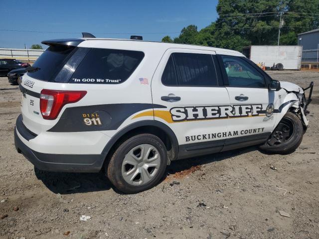 1FM5K8AR8KGA62392 - 2019 FORD EXPLORER POLICE INTERCEPTOR 白色 照片 3