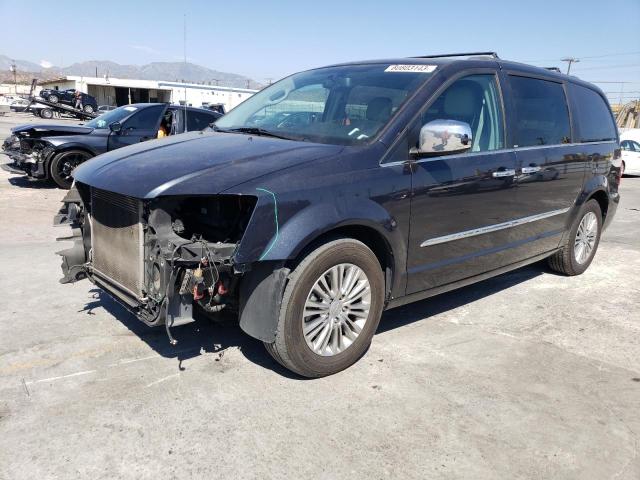 2C4RC1CG7DR615766 - 2013 CHRYSLER TOWN & COU TOURING L GRAY photo 1