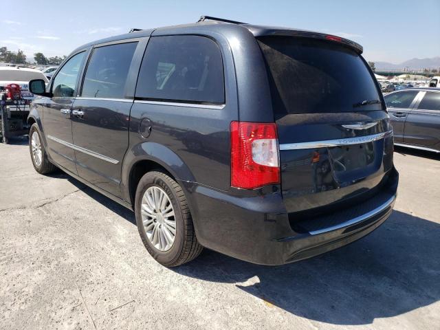 2C4RC1CG7DR615766 - 2013 CHRYSLER TOWN & COU TOURING L GRAY photo 2