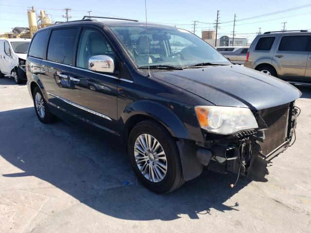 2C4RC1CG7DR615766 - 2013 CHRYSLER TOWN & COU TOURING L GRAY photo 4