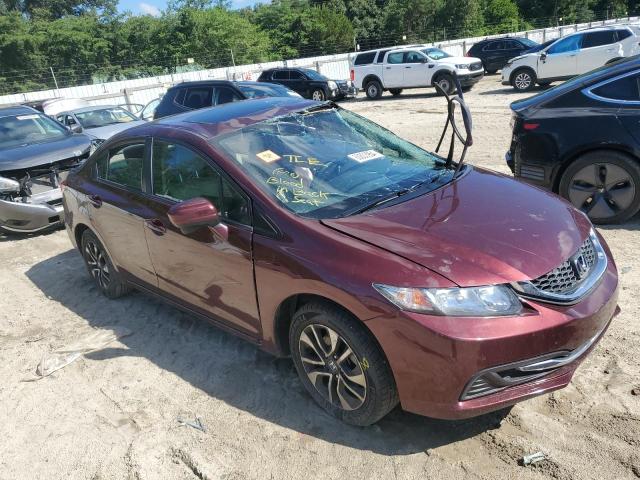 19XFB2F87EE270239 - 2014 HONDA CIVIC EX RED photo 4