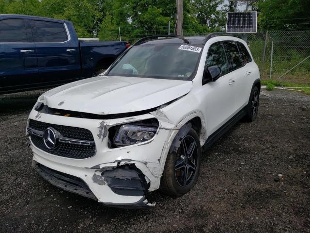 W1N4M4HB1MW148513 - 2021 MERCEDES-BENZ GLB 250 4MATIC WHITE photo 1