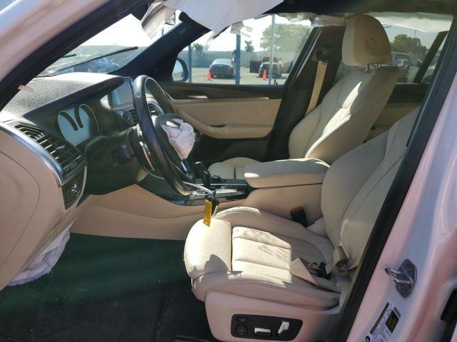 5UXTR9C59KLP96245 - 2019 BMW X3 XDRIVE30I WHITE photo 7