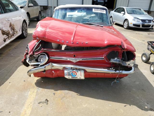 40967W221798 - 1964 CHEVROLET CORVAIR RED photo 5