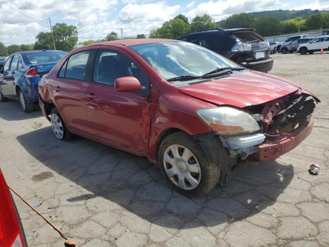 JTDBT923671094451 - 2007 TOYOTA YARIS RED photo 4