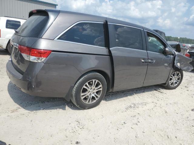 5FNRL5H68EB097445 - 2014 HONDA ODYSSEY EXL GRAY photo 3