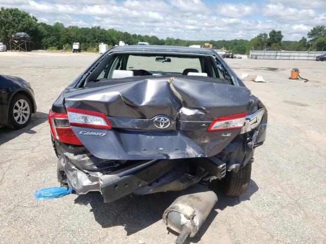 4T4BF1FK2DR308387 - 2013 TOYOTA CAMRY L GRAY photo 6