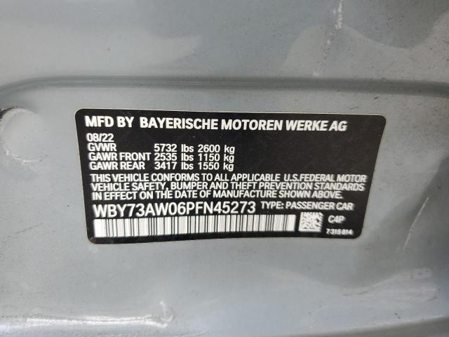 WBY73AW06PFN45273 - 2023 BMW I4 EDRIVE 40 灰色 照片 12