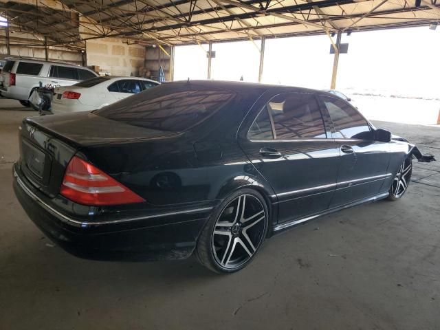 WDBNG75J31A223655 - 2001 MERCEDES-BENZ S 500 BLACK photo 3