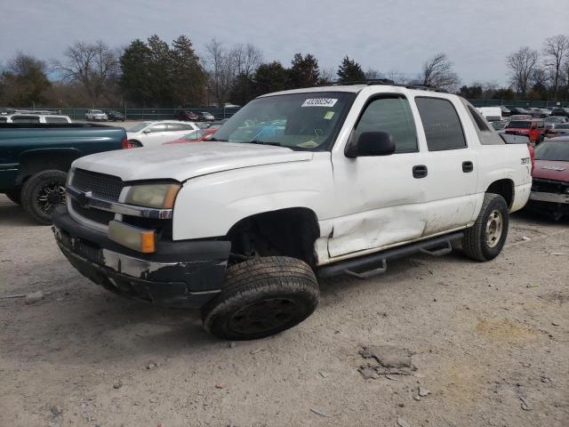 3GNEK13T13G287903 - 2003 CHEVROLET AVALANCHE K1500 WHITE photo 1