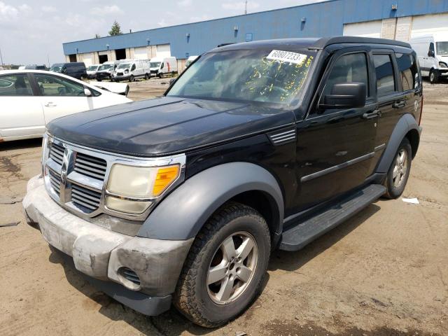 1D8GT28K77W532930 - 2007 DODGE NITRO SXT BLACK photo 1