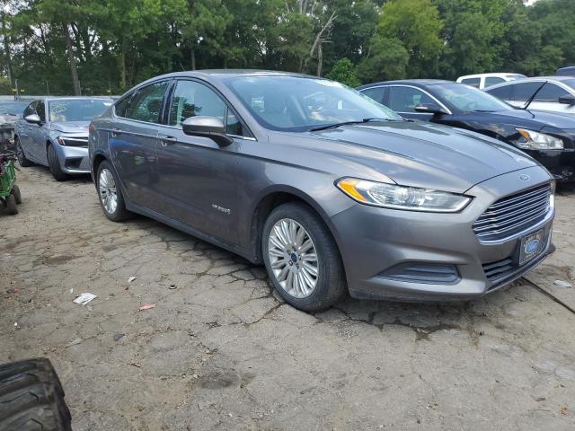 3FA6P0UU3ER281887 - 2014 FORD FUSION S HYBRID GRAY photo 4