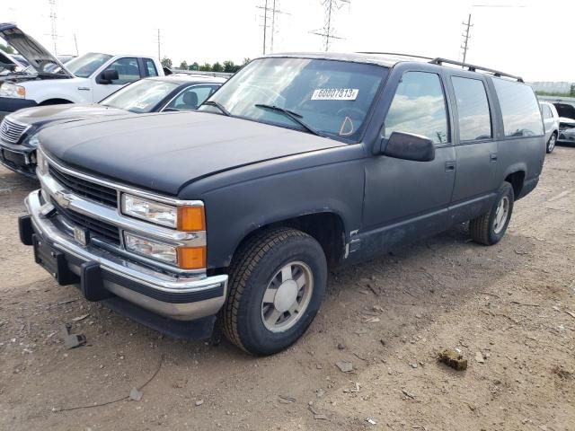 1GNEC16R2VJ399009 - 1997 CHEVROLET SUBURBAN C1500 BLACK photo 1