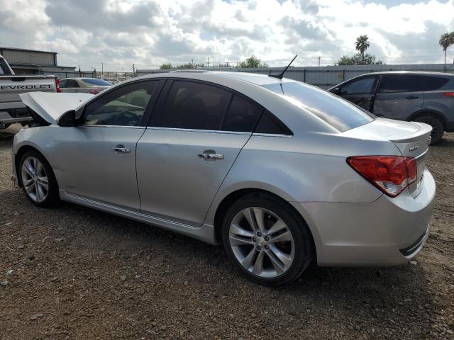 1G1PG5SB1E7287667 - 2014 CHEVROLET CRUZE LTZ SILVER photo 2