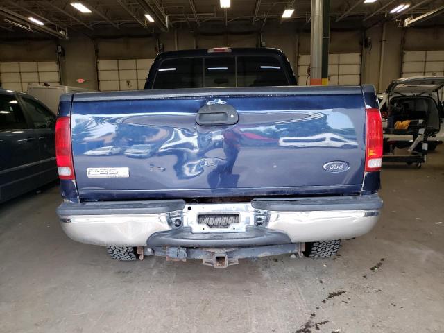 1FTWW31P55EB74498 - 2005 FORD F350 SRW SUPER DUTY BLUE photo 6