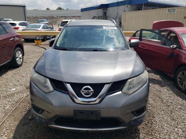 KNMAT2MV5GP642003 - 2016 NISSAN ROGUE S GRAY photo 5