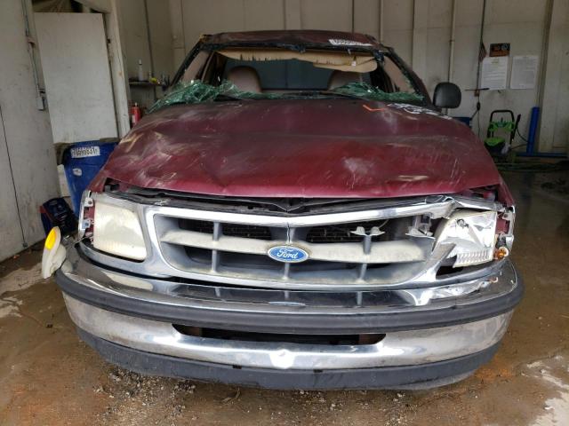 1FTDF1723VNC97479 - 1997 FORD F150 BURGUNDY photo 5