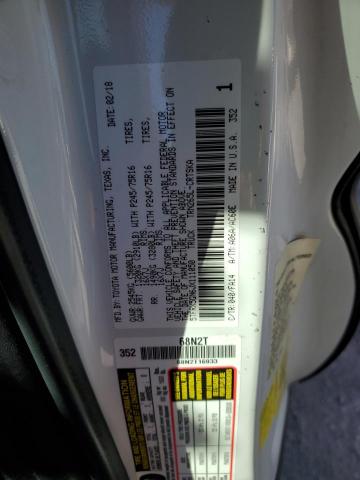 5TFRX5GN6JX111050 - 2018 TOYOTA TACOMA ACCESS CAB წითელი ფოტო 10