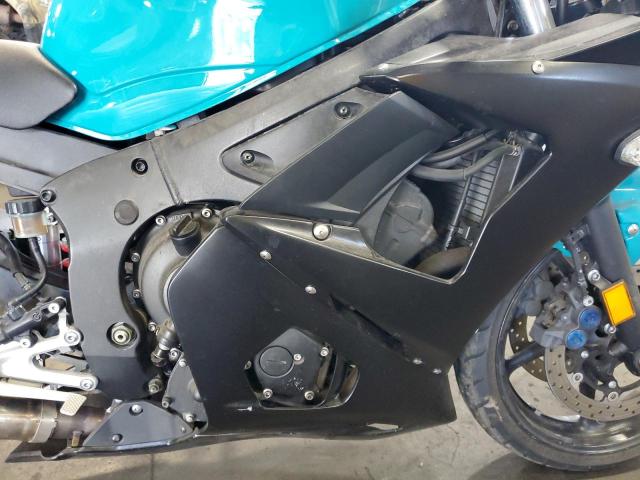 JYARJ06E64A014861 - 2004 YAMAHA YZFR6 L TURQUOISE photo 7