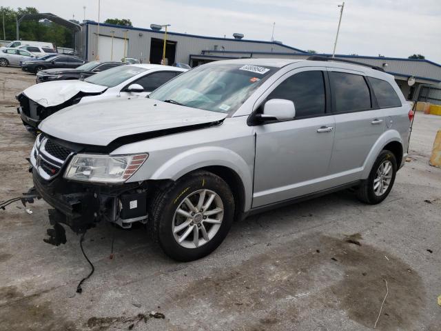 3C4PDCBB9ET180625 - 2014 DODGE JOURNEY SXT SILVER photo 1