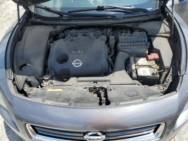 1N4AA5AP1EC445613 - 2014 NISSAN MAXIMA S GRAY photo 11