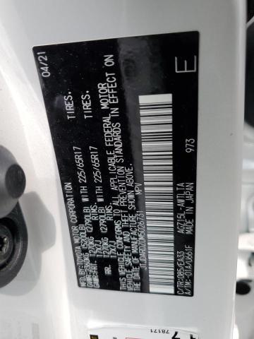 JTJDARDZ0M5026731 - 2021 LEXUS NX 300 BASE Beyaz fotoğraf 13