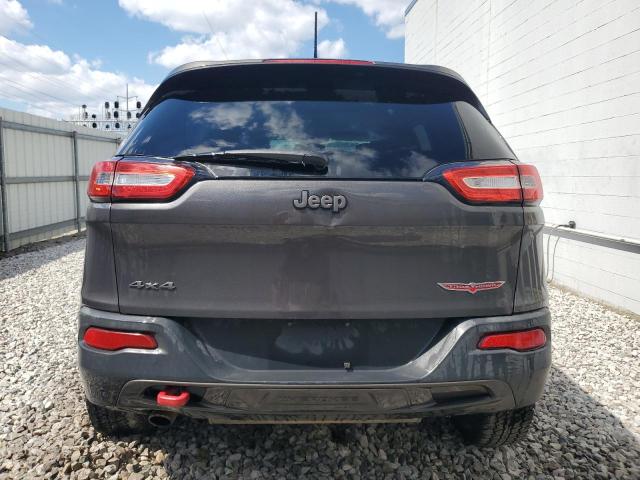 1C4PJMBB4EW162381 - 2014 JEEP CHEROKEE TRAILHAWK BLACK photo 6