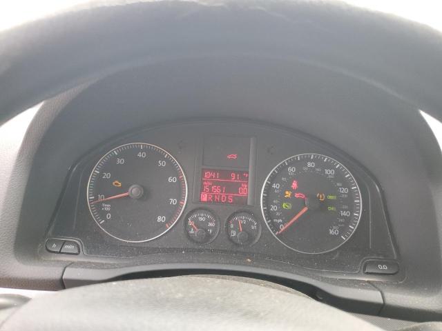 3VWEF71K77M087560 - 2007 VOLKSWAGEN JETTA WOLFSBURG 黑色 照片 9