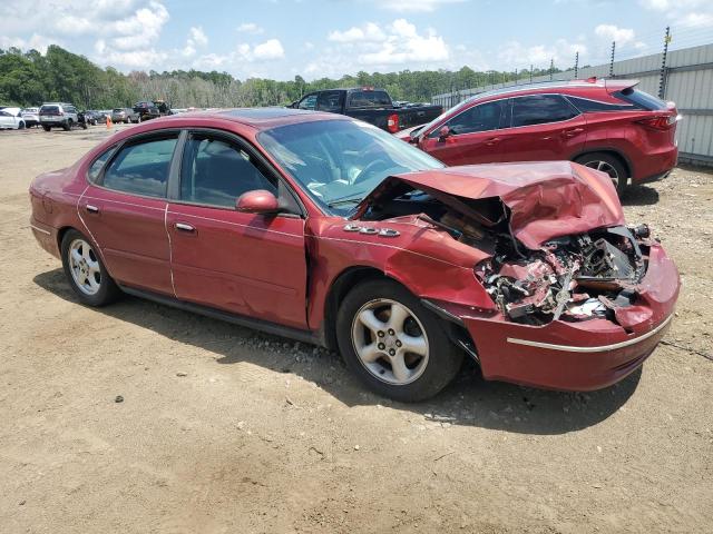 1FAHP55U72A139925 - 2002 FORD TAURUS SES RED photo 4