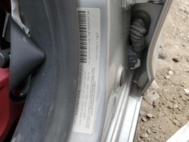 ZAM57RTA2F1131066 - 2015 MASERATI GHIBLI S 银色 照片 12