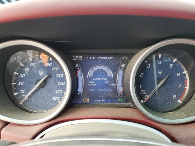 ZAM57RTA2F1131066 - 2015 MASERATI GHIBLI S 银色 照片 9