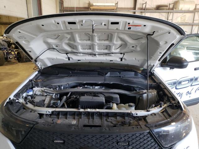 1FM5K8AB8MGB35301 - 2021 FORD EXPLORER POLICE INTERCEPTOR WHITE photo 11