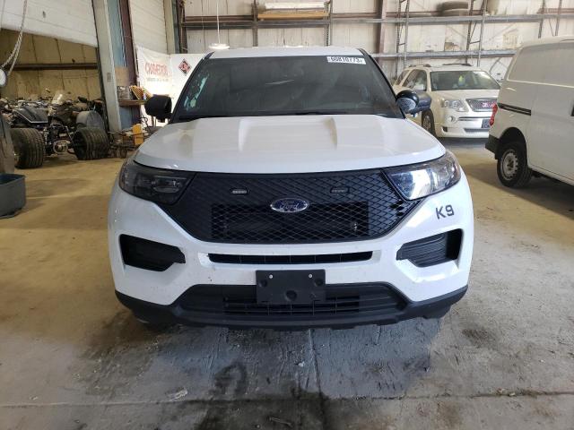 1FM5K8AB8MGB35301 - 2021 FORD EXPLORER POLICE INTERCEPTOR WHITE photo 5